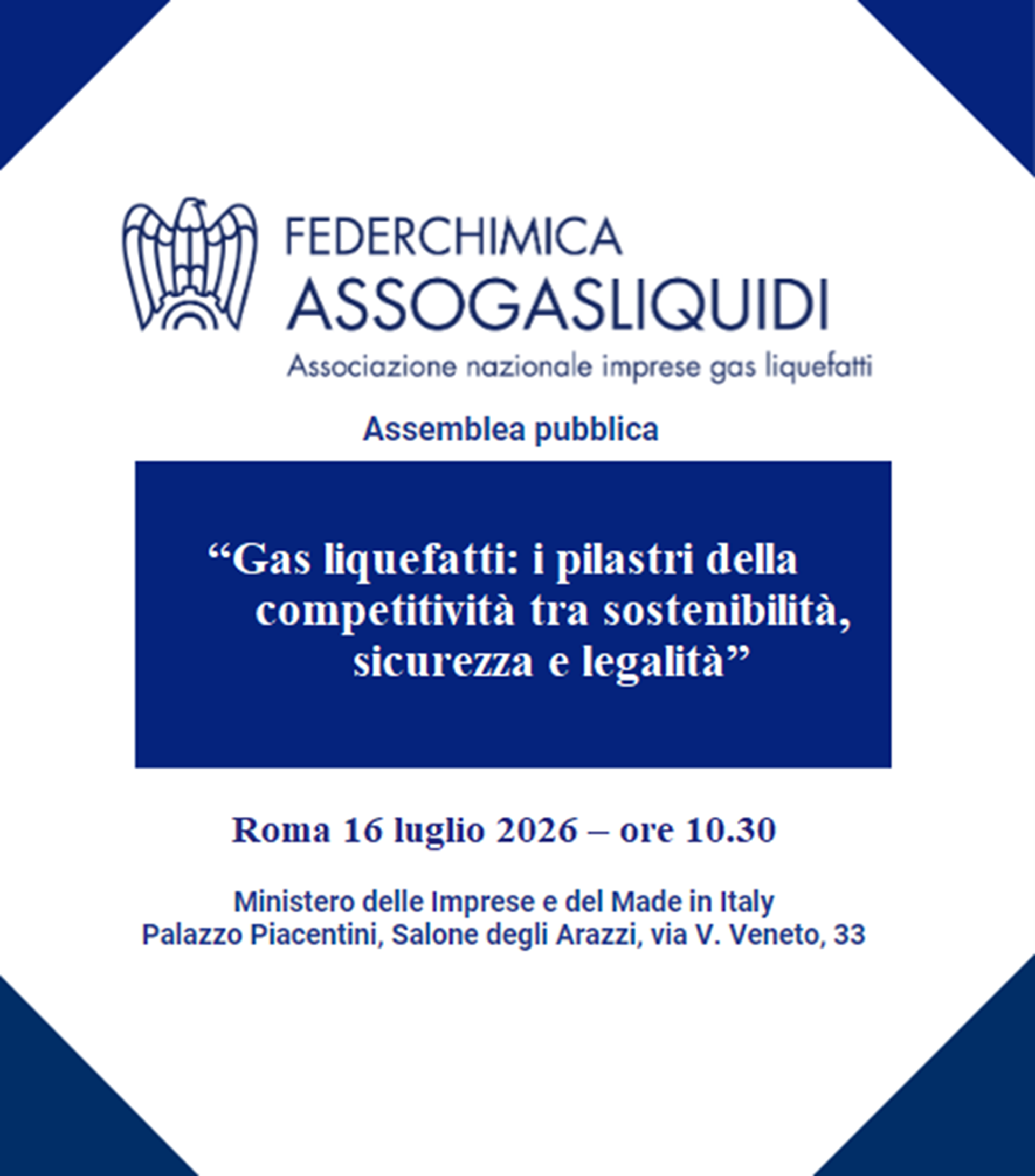 ASSEMBLEA PUBBLICA FEDERCHIMICA-ASSOGASLIQUIDI